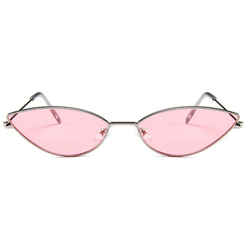 Trendy Girls Retro 70's Metal Frame Cat Eye Sun Glasses