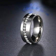 Load image into Gallery viewer, Multi-Stone Titanium Stainless Steel Ring