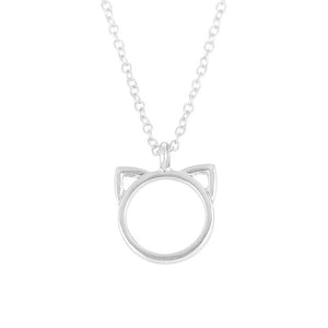 Purrfection Cat Ear Pendant Necklace