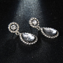 Load image into Gallery viewer, Crystal Teardrop Earrings