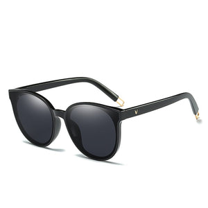 Elegant Flat Top Cat Eye Sunglasses