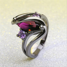 Load image into Gallery viewer, Vintage Purple Crystal Ring