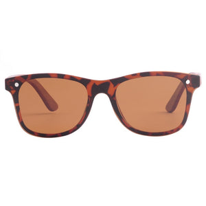 Trendy Girls Retro Wood Sunglasses