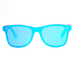 Trendy Girls Retro Wood Sunglasses