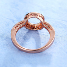 Load image into Gallery viewer, Round Rose Gold Plated Ring