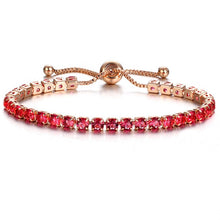 Load image into Gallery viewer, Trendy Girls Adjustable Multi Crystal Bracelet