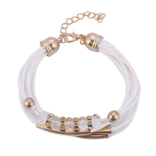 Load image into Gallery viewer, Trendy Girls Luxury Leather Beaded Bracelet