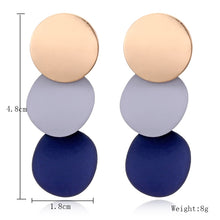 Load image into Gallery viewer, Trendy Girls Elegant Round Uneven Metal Earrings