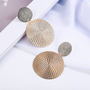 Trendy Girls Vintage Round Earrings