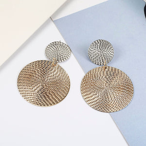 Trendy Girls Vintage Round Earrings